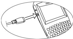 BLACKBERRY 6200 - Caricamento della batteria in un palmare wireless - 1
