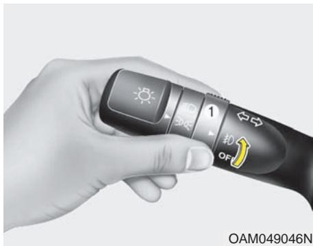 KIA OPTIMA HYBRIDE 2011 - Clignotants et indication de changement de voie - 1