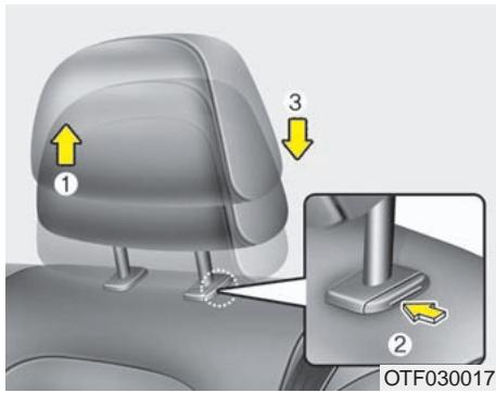 KIA OPTIMA HYBRIDE 2011 - Appui-tete - 1