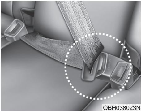 KIA OPTIMA HYBRIDE 2011 - Boucler sa ceinture: - 1