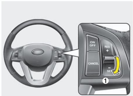 KIA OPTIMA HYBRIDE 2011 - Pour augmenter la vitesse régée : - 1