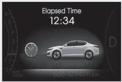 KIA OPTIMA HYBRIDE 2011 - Vitesse moyenne (km / h ou MPH) - 1