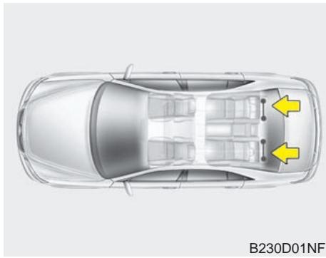 KIA OPTIMA HYBRIDE 2011 - A AVERTISSEMENT - Longeron - 1