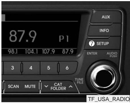 KIA OPTIMA HYBRIDE 2011 - Touches de mémoire - 1