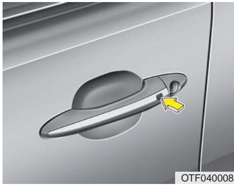 KIA OPTIMA HYBRIDE 2011 - Fonctions de la clé intelligente - 1