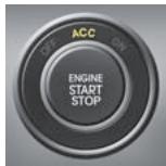 KIA OPTIMA HYBRIDE 2011 - Bouton de DEMARRAGE/ARRÉT DU MOTEUR illumné - 1