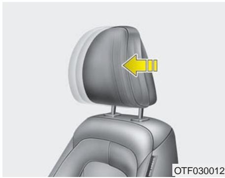 KIA OPTIMA HYBRIDE 2011 - Démontage et réglage de l'appuie-tête - 1