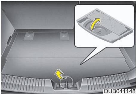 KIA RIO 2011 - Assiette à bagages (si équipé) - 1