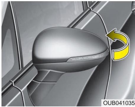 KIA RIO 2011 - Rétroviseur extérieur à commande électrique - 1