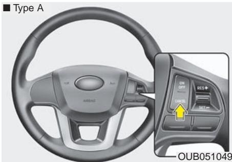 KIA RIO 2011 - Pour accélérer temporairement alors que le régulateur est en circuit : - 1