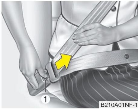 KIA RIO 2011 - Boucler sa ceinture: - 2