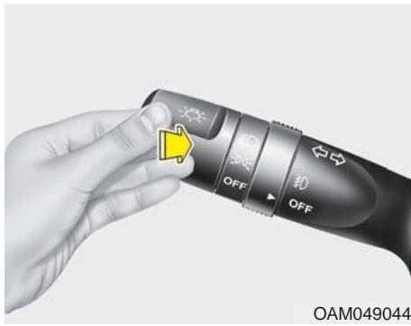 KIA RIO 2011 - Position d'éclairage automatique (si équipé) - 1