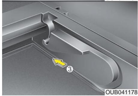 KIA RIO 2011 - Assiette à bagages (si équipé) - 5