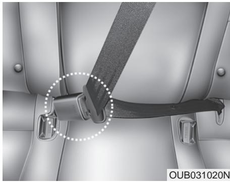 KIA RIO 2011 - Boucler sa ceinture: - 1