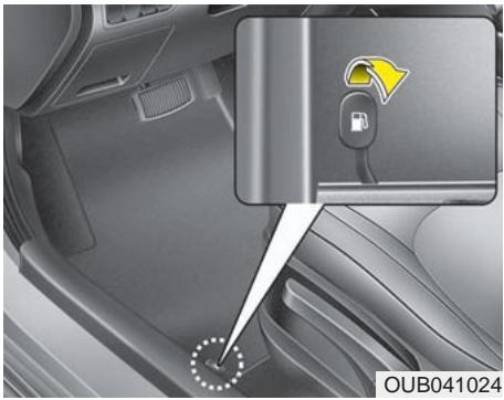 KIA RIO 2011 - VOLET DU RÉSERVOIR DE CARBURANT - 1