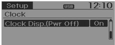 KIA RIO 2011 - RéGLAGE DE L'HORLOGE - 2