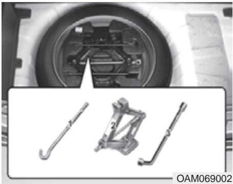 KIA SOUL 2011 - EN CAS DE CREVAISON - 1