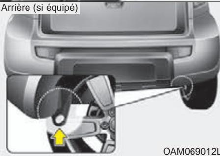 KIA SOUL 2011 - Crocket de remorquage amovible (avant) (si équipé) - 3
