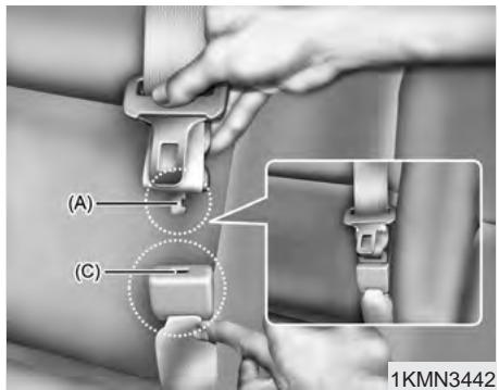 KIA SPORTAGE 2006 - Ceinture ventrale/épaullière des sièges avant - 9