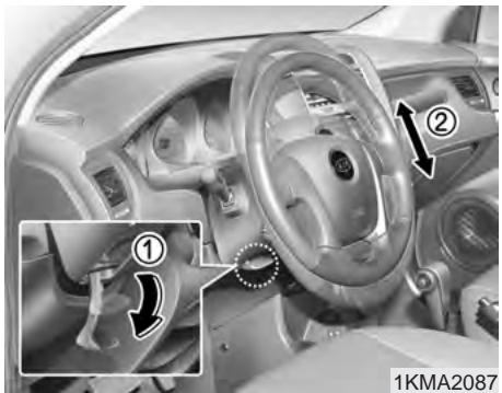 KIA SPORTAGE 2006 - A AVENTISSEMENT - Volant - 1