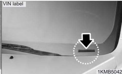 KIA SPORTAGE 2006 - Numéro d'identification du vehicule - 2