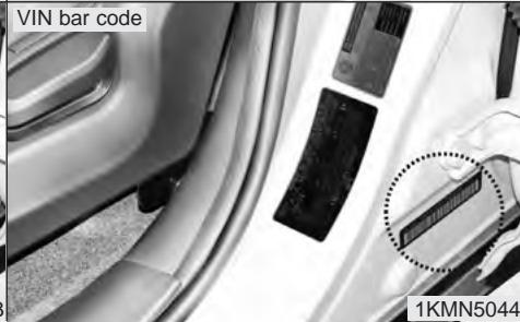 KIA SPORTAGE 2006 - Numéro d'identification du vehicule - 4