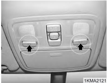 KIA SPORTAGE 2006 - ÉCLAIRAGE INTÉRIEUR - 1