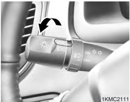 KIA SPORTAGE 2006 - Commande d'éclairage - 1