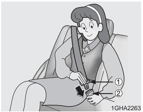 KIA SPORTAGE 2006 - Ceinture ventrale/épaullière des sièges avant - 5