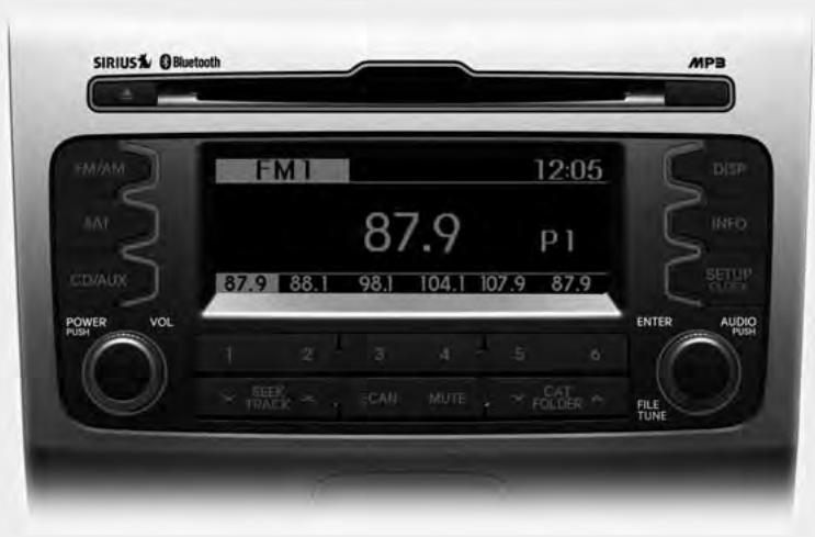 KIA SPORTAGE 2011 - * AVIS - Lecture d'un CD protégé contre la copie ou incompatible - 1