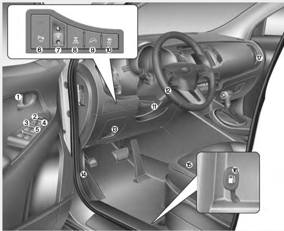 KIA SPORTAGE 2011 - REGARD À L'INTÉRIEUR - 1