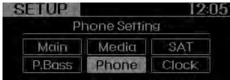 KIA SPORTAGE 2011 - Réglagedutéléphone - 1