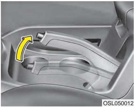 KIA SPORTAGE 2011 - Engager le frein de stationnement Pédale - 1