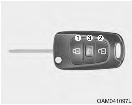 KIA SPORTAGE 2011 - TÉLÉDEVERROUILLAGE (SI ÉQUIPÉ) - 1