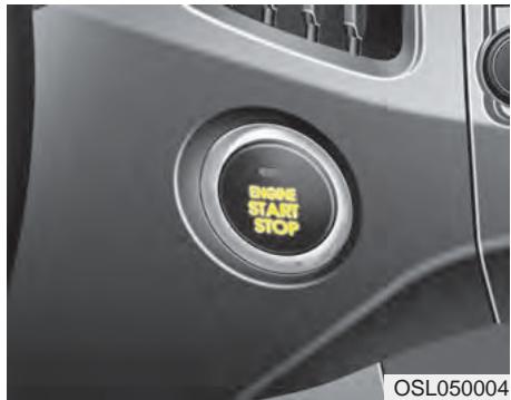KIA SPORTAGE 2011 - BOUTON DE DÉMARRAGE/ARRÊT DU MOTEUR (SI ÉQUIPÉ) - 1