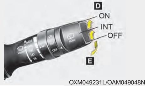 KIA SPORTAGE 2011 - Lave-glace/essuie-glaced lunette arrête - 1