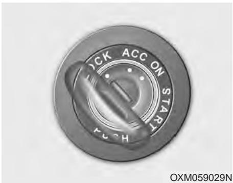 KIA SPORTAGE 2011 - Commutateur d'allumage illuminé (si équipé) - 1