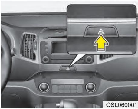 KIA SPORTAGE 2011 - FEUX DE DÉTRESSE - 1