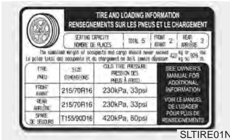 KIA SPORTAGE 2011 - LIMITE DE CHARGE DU VEHICULE - 1