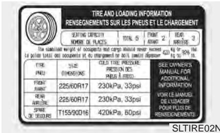KIA SPORTAGE 2011 - LIMITE DE CHARGE DU VEHICULE - 2