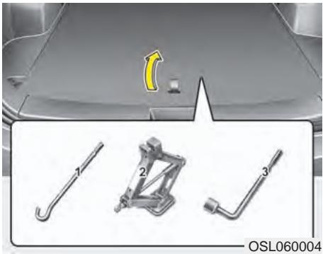 KIA SPORTAGE 2011 - EN CAS DE CREVAISON - 1