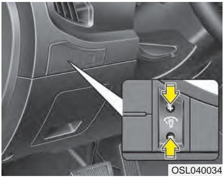 KIA SPORTAGE 2011 - Replier le rétroviseur extérieur - 1