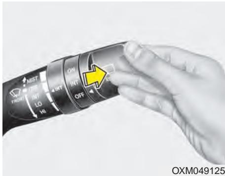 KIA SPORTAGE 2011 - Commutateur de lave-glace/ essuie-glace arrêté (si équipé) - 1