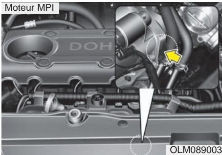 KIA SPORTAGE 2012 - NUMÉRO DU MOTEUR - 1