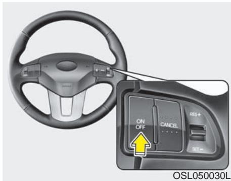 KIA SPORTAGE 2012 - Pour ramener la vitesse de croisière à plus de 40 km/h (25 mi/h) environ : - 1
