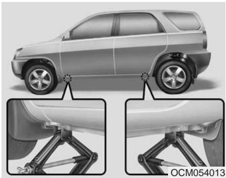 KIA SPORTAGE 2012 - A VERTISSEMENT - Changer une roue - 2