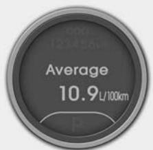 KIA SPORTAGE 2012 - Distance résiduelle (km ou mi) - 2