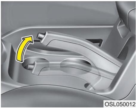 KIA SPORTAGE 2012 - Engager le frein de stationnement Pédale - 1