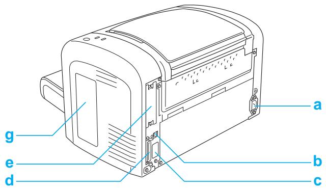 EPSON ACULASER M1200, ACULASER M1400, M1200, M1400 - Vue arrière - 1