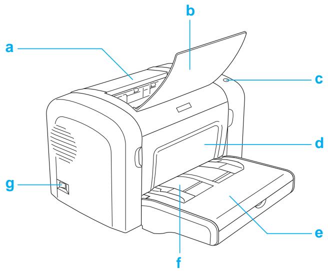 EPSON ACULASER M1200, ACULASER M1400, M1200, M1400 - Vue avant - 1